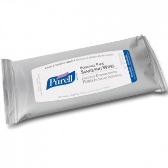 Purell Personal Pack Sanitizing Wipes (case of 24)