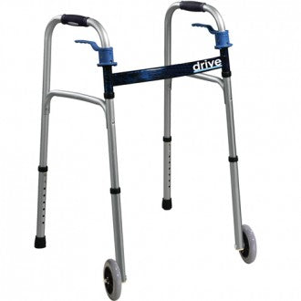 Dual Trigger Release Walker with 5" Wheels