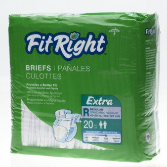 Medline FitRight Extra Briefs (case)