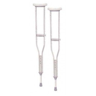Lightweight Aluminum Crutches - Youth