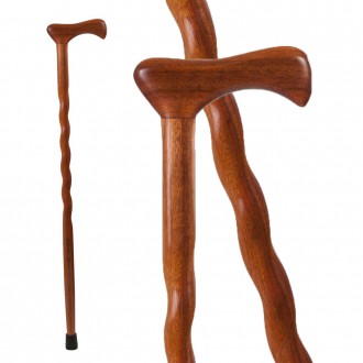 Twisted Bloodwood Exotic Walking Cane