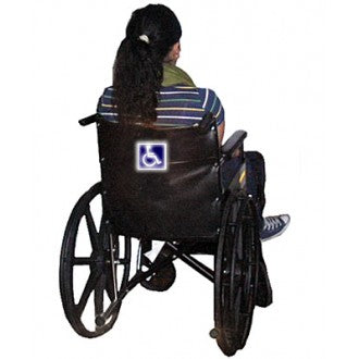 Reflective Wheelchair Logo Safety Sticker