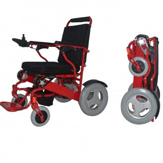 Hover Move Lite Folding 50 Pound Electric Power Wheelchair with 12 inch Tires