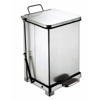 Waste Receptacle, Stainless Steel, 48QT