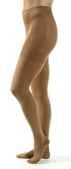 Jobst Relief 30-40 Close Toe Beige Compression Pantyhose, Small