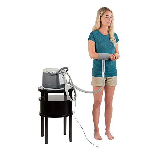 Ossur Cold Rush Compact Therapy Machine System with Right Hip Pad- Ergonomic, Adjustable Wrap Pad Included- Quiet, Lightweight and Strong Cryotherapy Freeze Kit Pump