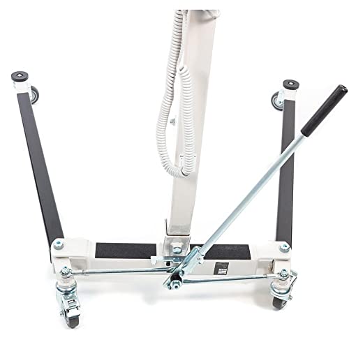 Joerns Hoyer HPL402 Classic Deluxe Electric Power Patient Lift | Safe working load 400 lbs.| Ergonomic Handle Grips | Adjustable U-base