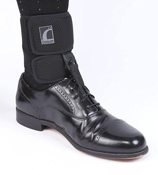 Ossur Foot-Up Drop Foot Brace 8.5-10.25 Black - Orthosis Ankle Brace Support Comfort Cushioned Adjustable Wrap
