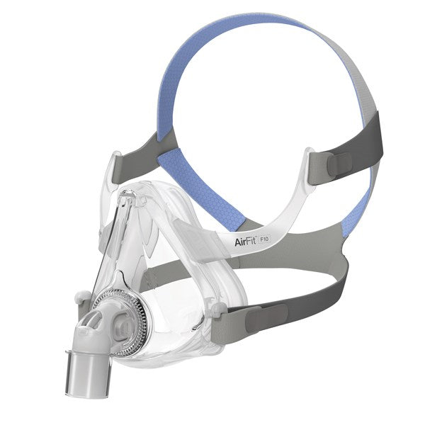 ResMed AirFit F10 and AirFit F10 for Her Full Face CPAP Mask and Headgear